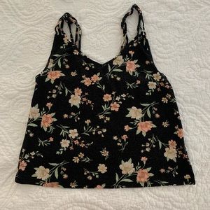 floral soft and sexy tank top